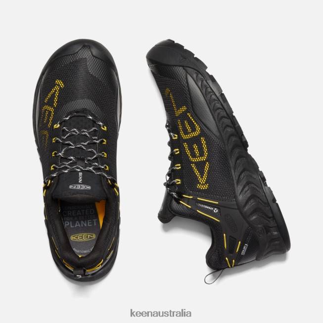 H68B392 Black-KEEN Yellow Keen Black-Yellow NXIS EVO Waterproof Shoe