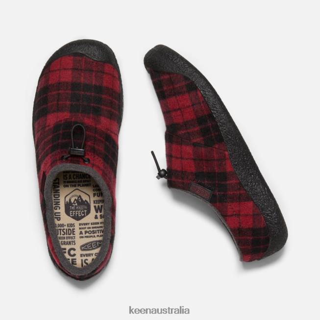 H68B486 Rhubarb Plaid-Black Keen Howser III Slide