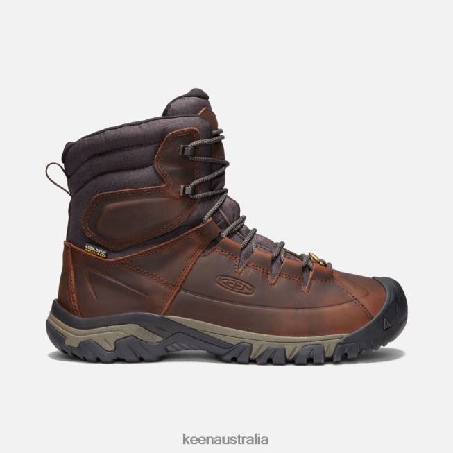 H68B520 Cocoa-Mulch Keen Targhee High Lace Waterproof Boot