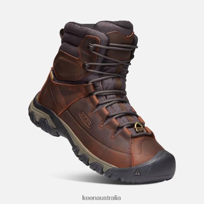 H68B520 Cocoa-Mulch Keen Targhee High Lace Waterproof Boot