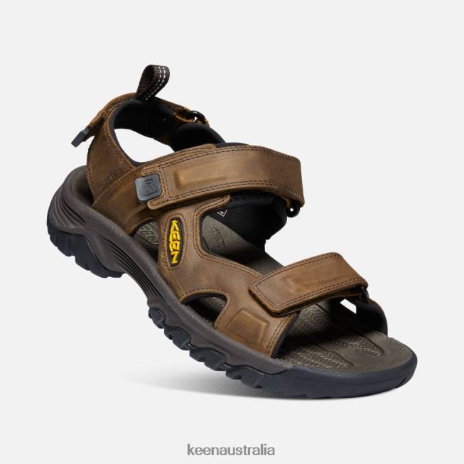 H68B522 Bison-Mulch Keen Targhee III Open Toe Sandal