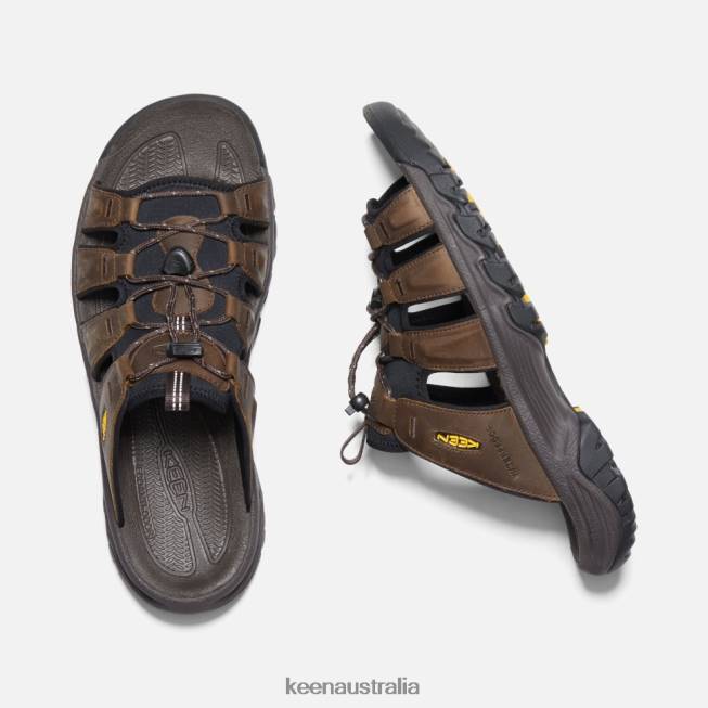 H68B525 Bison-Mulch Keen Targhee III Slide Sandal