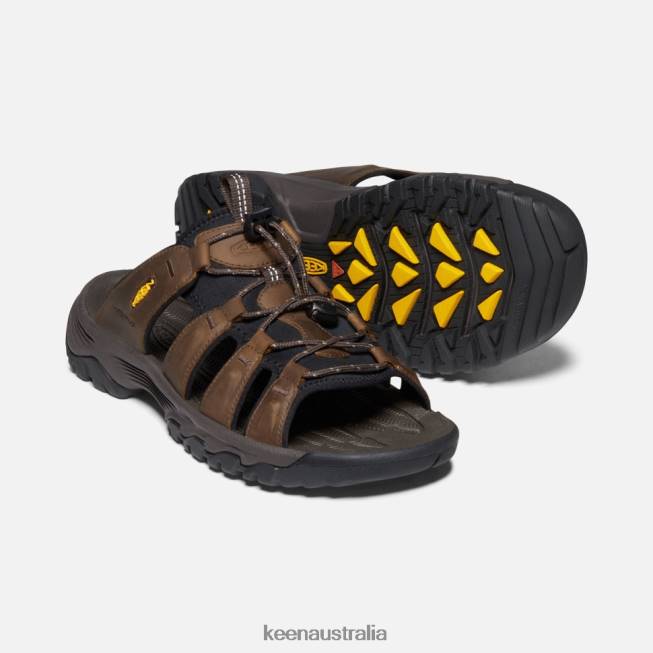 H68B525 Bison-Mulch Keen Targhee III Slide Sandal