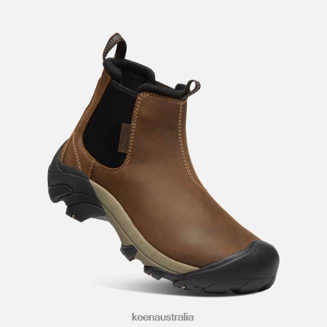 H68B527 Veg Brown-Black Keen Targhee II Chelsea