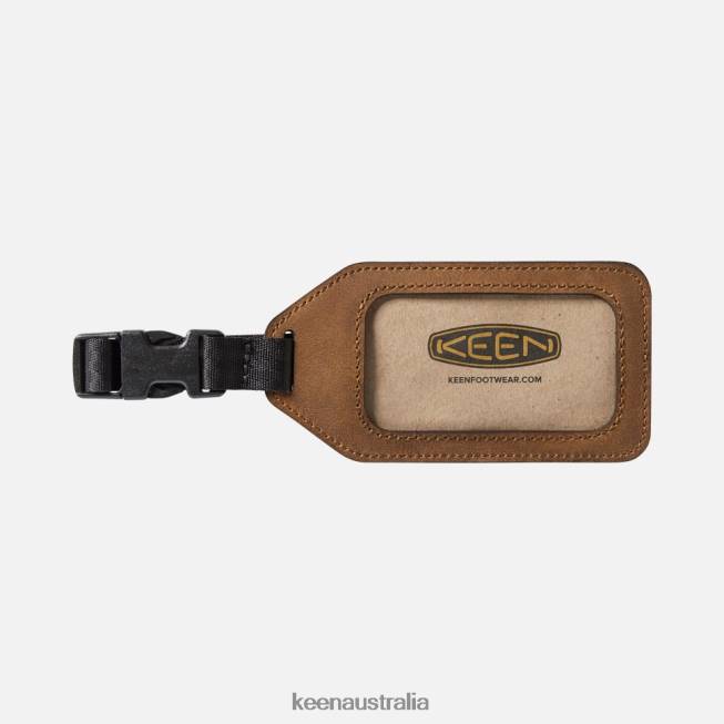 H68B434 Brown Keen Luggage Tag