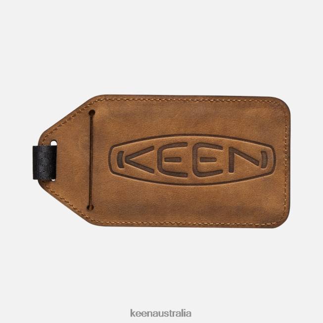 H68B434 Brown Keen Luggage Tag