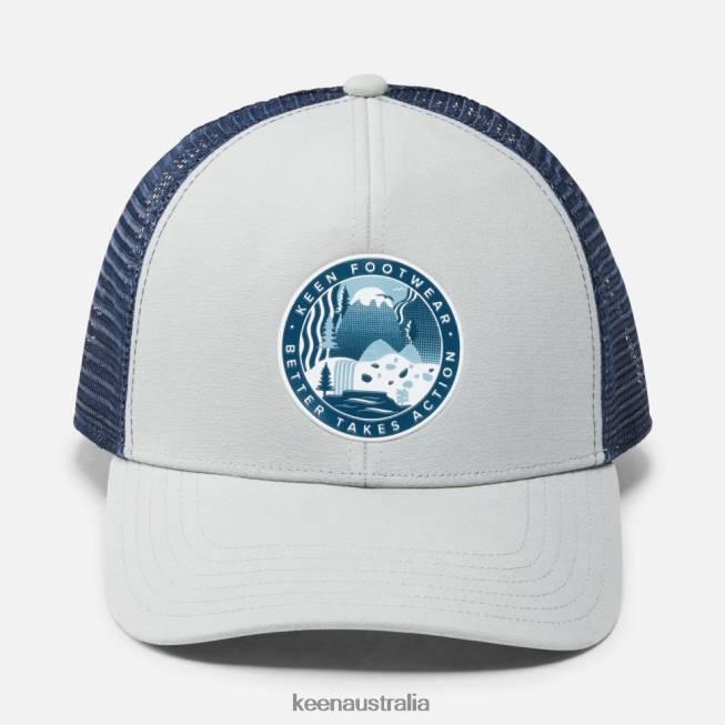 H68B460 Grey Keen Waterfall Hat