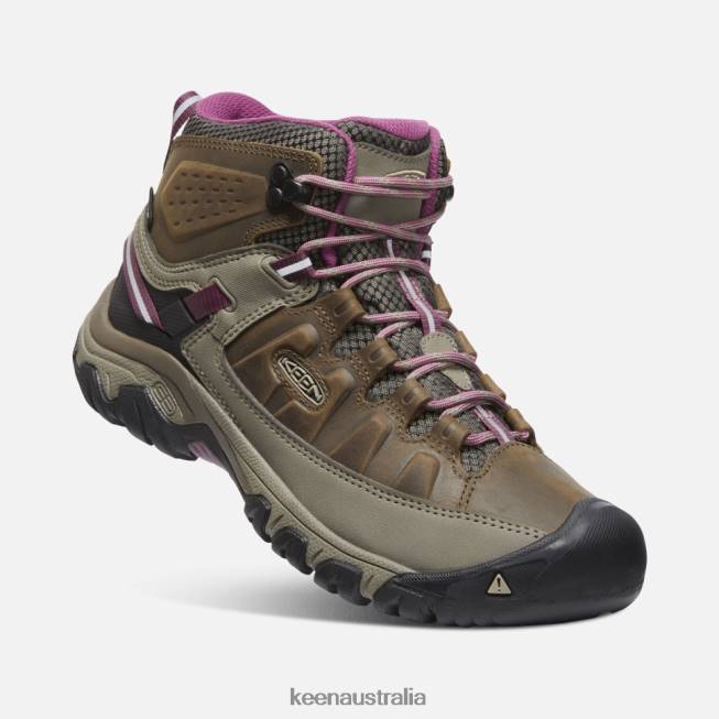H68B363 WEISS-BOYSENBERRY Keen Targhee III Waterproof Mid