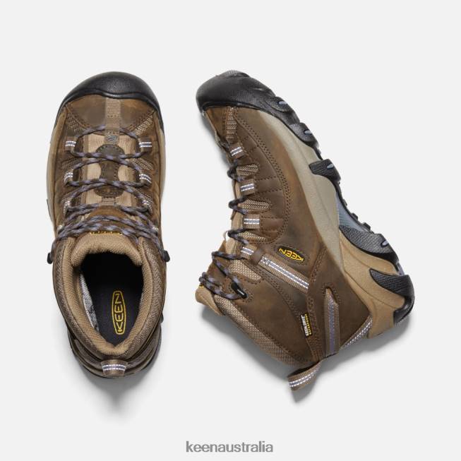 H68B364 Slate Black-Flint Stone Keen Targhee II Waterproof Mid