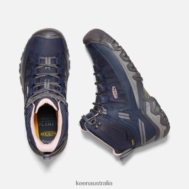 H68B172 Vintage Indigo-Peachy Keen Keen Vintage Indigo-Peachy Targhee III Waterproof Hiking Boots