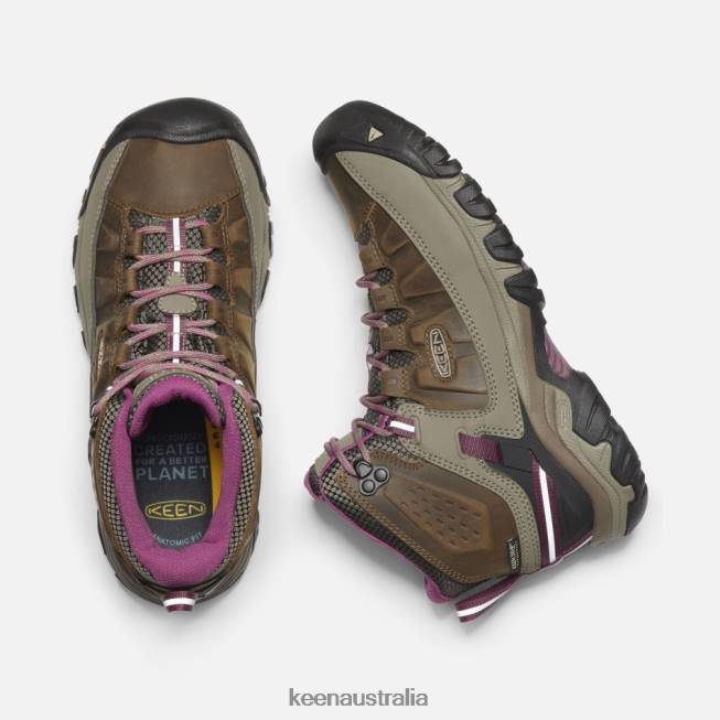H68B174 Weiss-Boysenberry Keen Targhee III Waterproof Hiking Boots