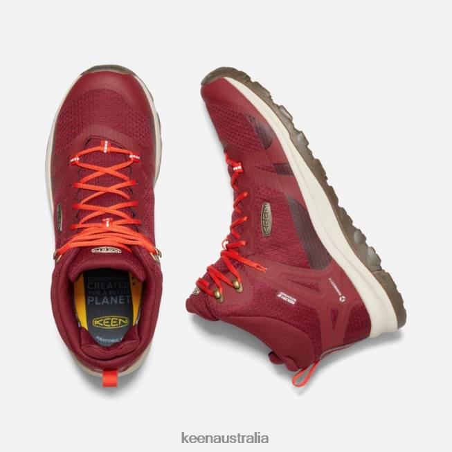 H68B180 Rhubarb-Jam Keen Terradora II Waterproof Hiking Boots