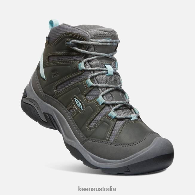 H68B184 Steel Grey-Cloud Blue Keen Circadia Waterproof Boot