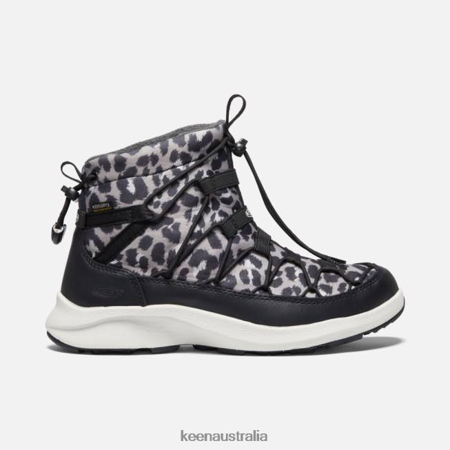 H68B193 Animal Print-Silver Birch Keen UNEEK SNK II Waterproof Chukka