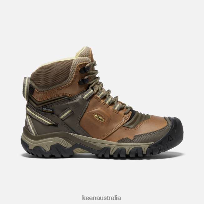 H68B337 Safari-Custard Keen Ridge Flex Waterproof Boot