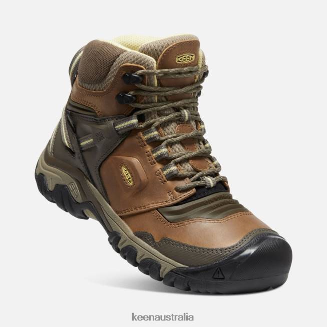 H68B337 Safari-Custard Keen Ridge Flex Waterproof Boot