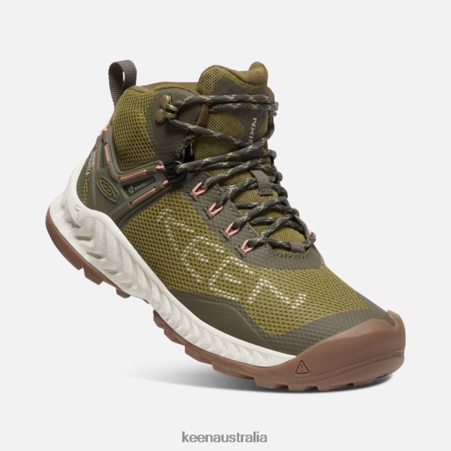 H68B403 Olive Drab-Birch Keen NXIS EVO Waterproof Boot
