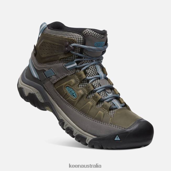 H68B316 Magnet-Atlantic Blue Keen Targhee III Waterproof Boot Wide