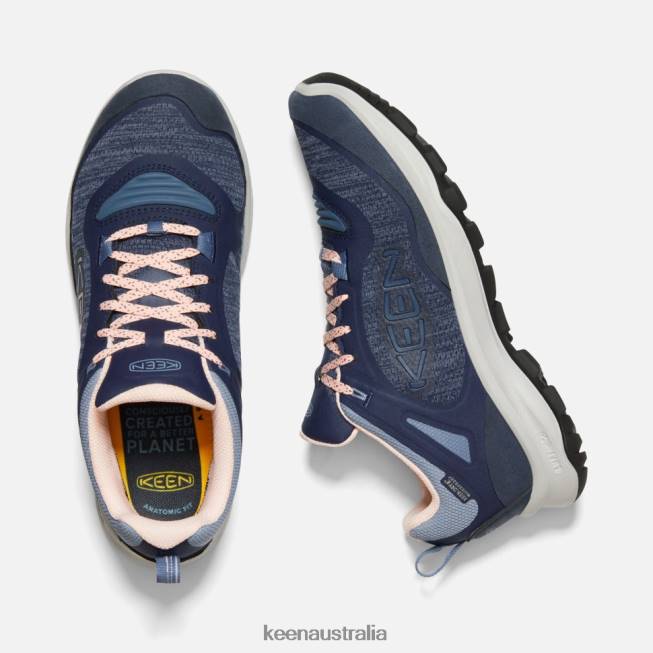 H68B343 Vintage Indigo-Peachy KEEN Keen Vintage Indigo-Peachy Terradora Flex Waterproof Shoe