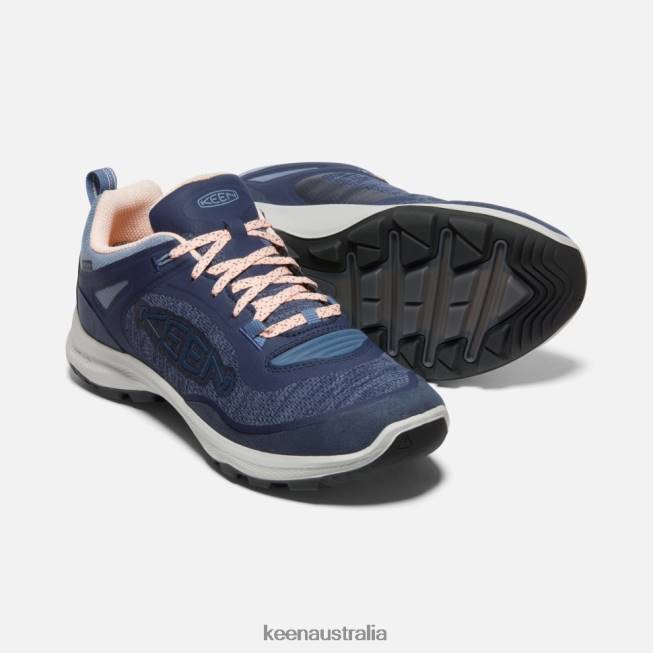 H68B343 Vintage Indigo-Peachy KEEN Keen Vintage Indigo-Peachy Terradora Flex Waterproof Shoe