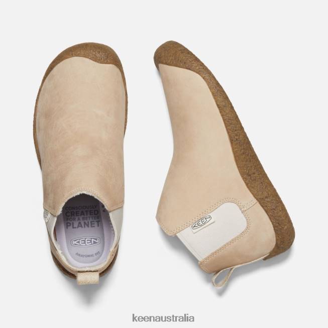 H68B347 Safari-Birch Keen Mosey Chelsea Leather Boot