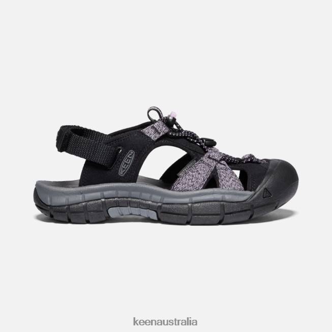 H68B101 Black-Dawn Pink Keen Ravine H2 Sandals