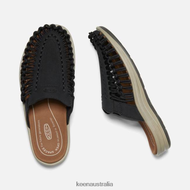 H68B102 Black-Plaza Taupe Keen Uneek II Slide