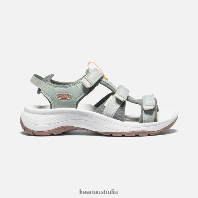 H68B32 Desert Sage-Castor Grey Keen Astoria West Open-Toe Sandals