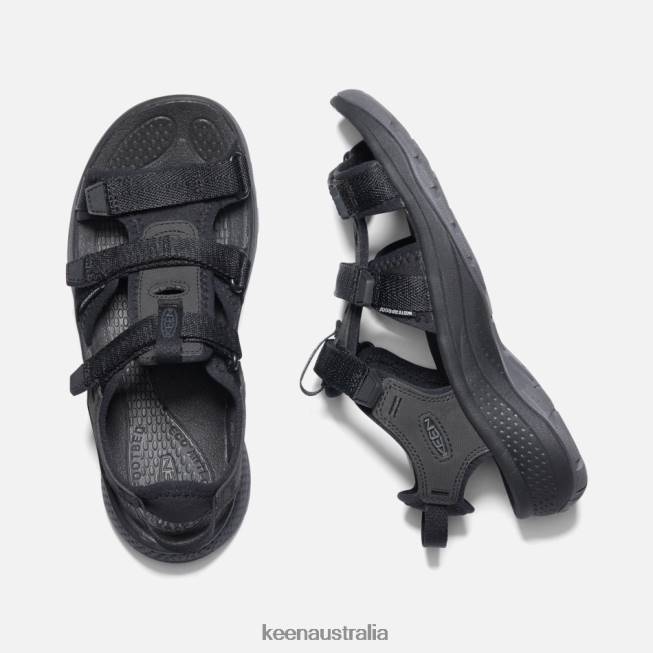 H68B35 Black Keen Astoria West Open-Toe Sandals