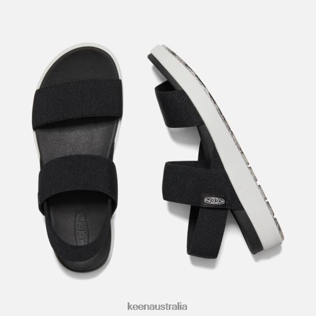 H68B377 Black Keen Elle Backstrap Sandal