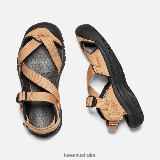 H68B37 Doe-Black Keen Zerraport II Sandals