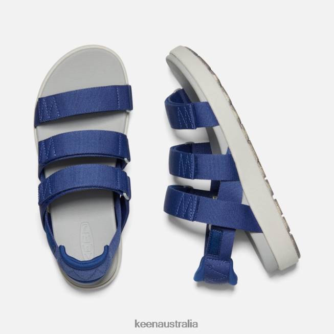 H68B381 Blue Depths-Bright Cobalt Keen Elle Strappy