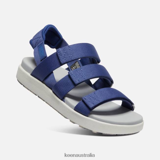 H68B381 Blue Depths-Bright Cobalt Keen Elle Strappy