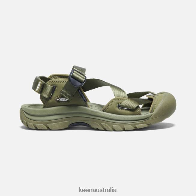 H68B38 Olive Drab-Black Keen Zerraport II Sandals