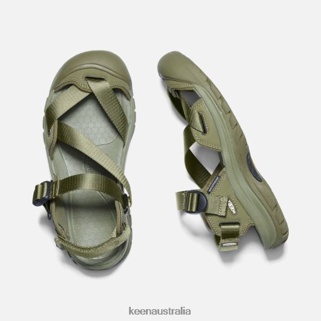 H68B38 Olive Drab-Black Keen Zerraport II Sandals