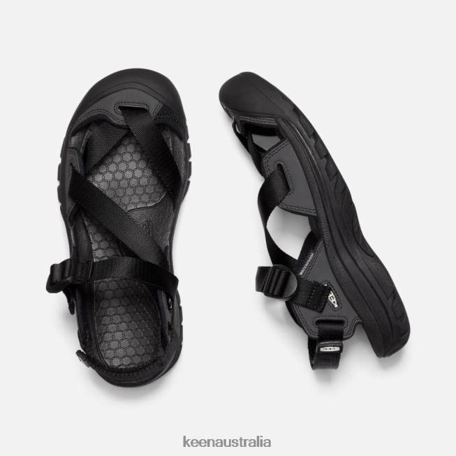 H68B39 Black Keen Zerraport II Sandals