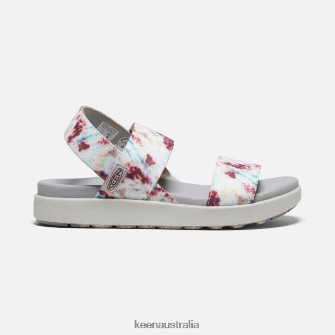 H68B46 Andorra-Tie Dye Keen Elle Backstrap Casual Sandals