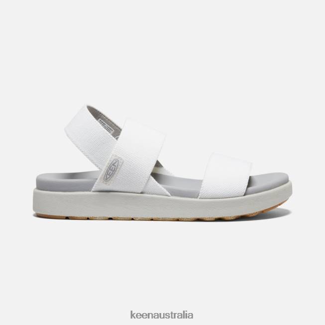 H68B48 White-Vapor Keen Elle Backstrap Casual Sandals