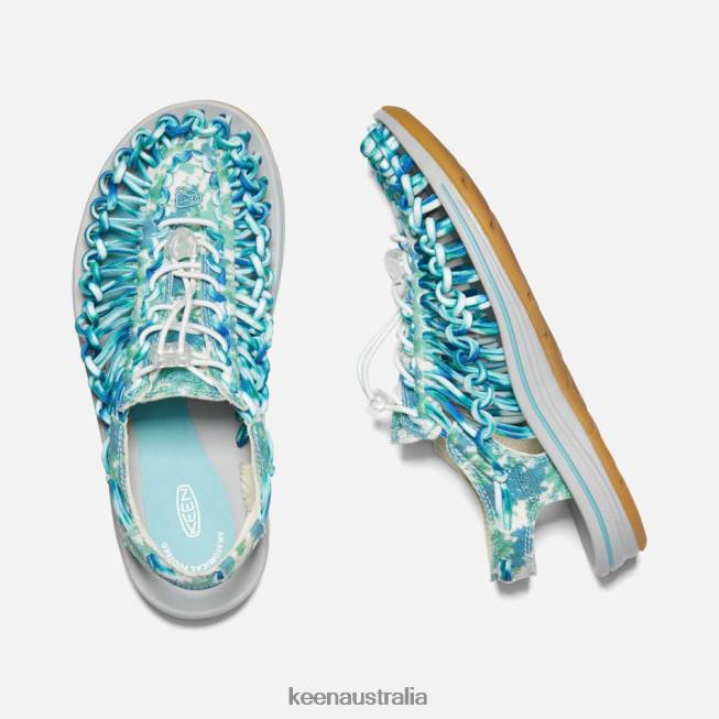 H68B75 Porcelain-Tie Dye Keen UNEEK Canvas