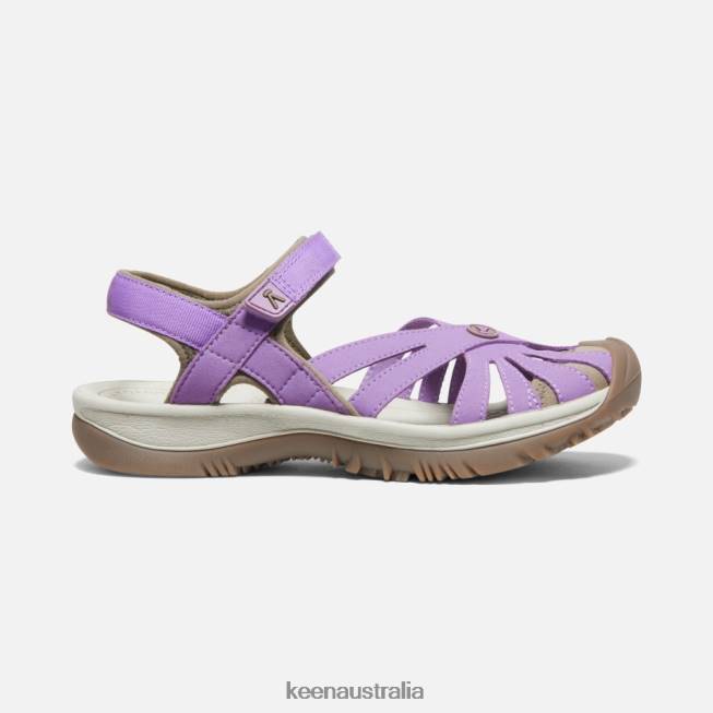 H68B76 Chalk Violet-Brindle Keen Rose Sandal