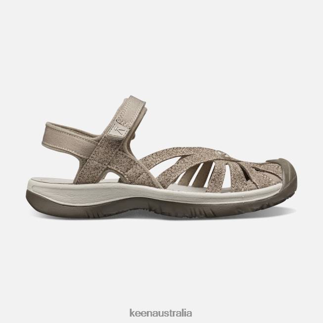 H68B78 Brindle-Shitake Keen Rose Sandal