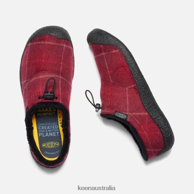 H68B84 Red Plaid-Black Keen Howser III Slide