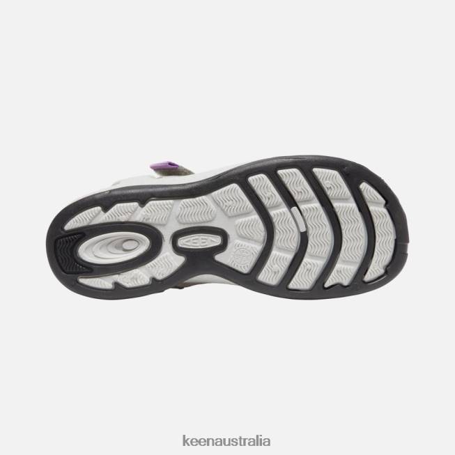 H68B97 Drizzle-English Lavender Keen Drift Creek Two-Strap Sandal