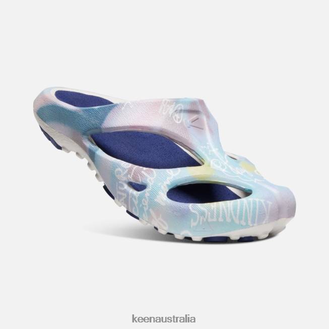 H68B98 Multi-Blue Depths Keen Shanti Arts