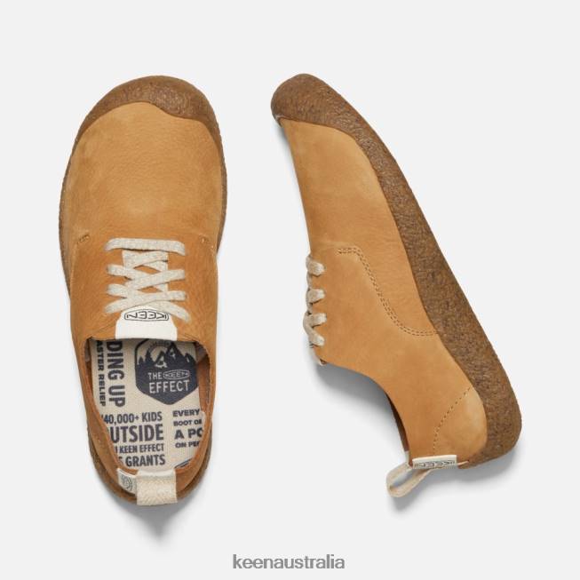 H68B113 Apple Cinnamon-Birch Keen Mosey Derby Leather Shoe