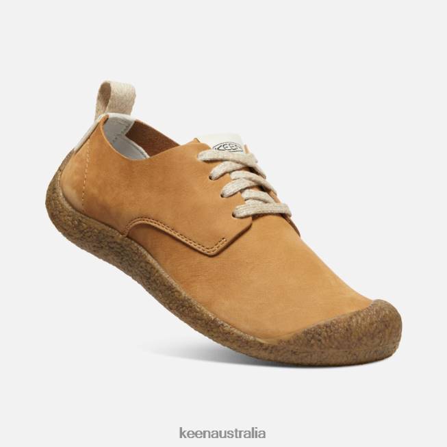 H68B113 Apple Cinnamon-Birch Keen Mosey Derby Leather Shoe