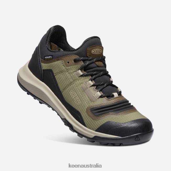 H68B119 Capulet Olive-Black Keen Tempo Flex Waterproof Trainers
