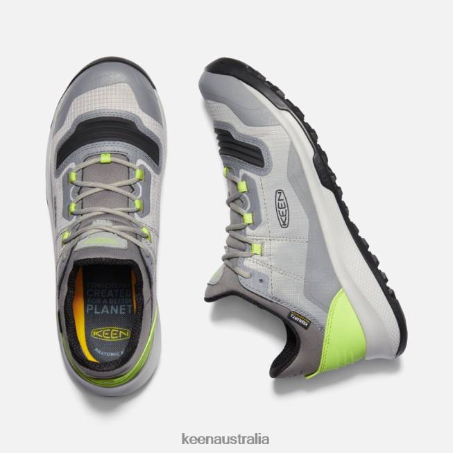 H68B120 Drizzle-Sharp Green Keen Tempo Flex Waterproof Trainers