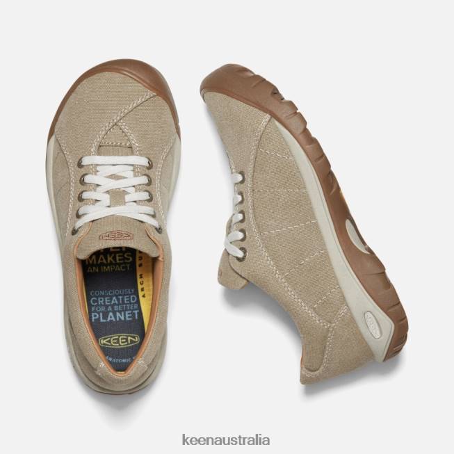 H68B132 Timberwolf-Silver Birch Keen Presidio Canvas