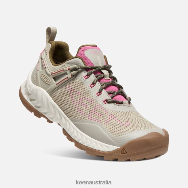 H68B134 Plaza Taupe-Ibis Rose Keen New NXIS EVO Waterproof Shoe